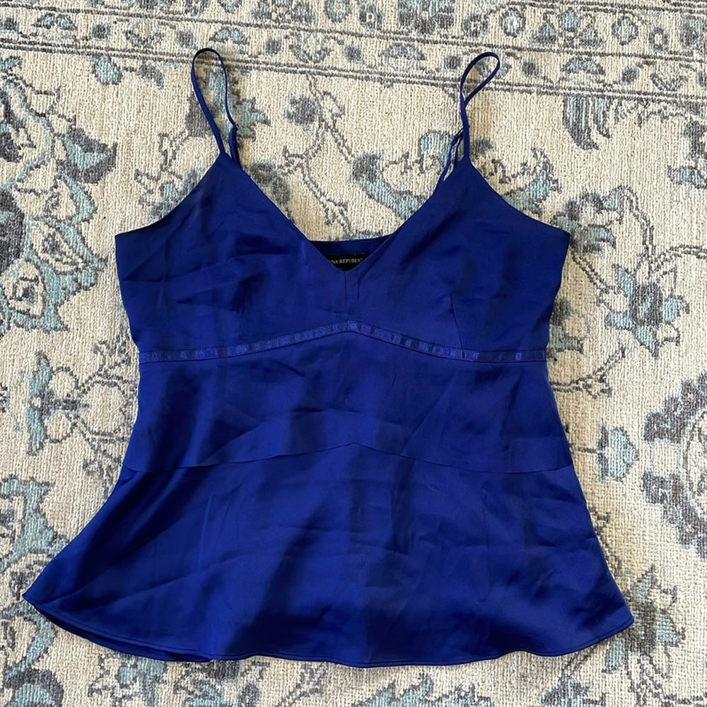 Banana Republic Silky Blouse - Royal Blue
